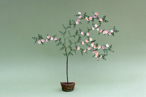 Briar Rose Paper Flower kit for 1/12th Dollhouses, Florists and Miniature Gardens