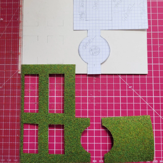 Grass sheet for Doll House gardens in all scales