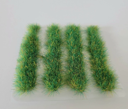 4 Grassy Strips for 1/48th landscaping and gardens