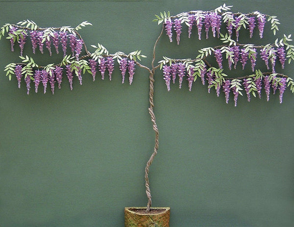 Wisteria Paper Flower Kit  for 1/12th scale Dollhouses, Florists and Miniature Gardens