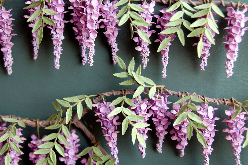 Wisteria Paper Flower Kit for 1/12th scale Dollhouses, Florists and Mi –  The Miniature Garden