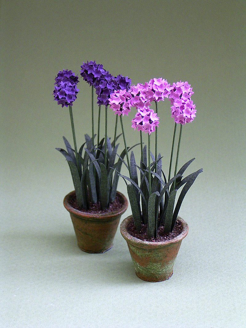 Allium Paper Flower kit for 1/12th Dollhouses, Florists and Miniature Gardens