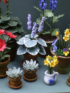 1/24th Hosta Paper Flower Kit for 1/2” scale Dollhouses, Florists and Miniature Gardens